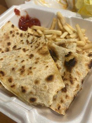 Kids Quesadilla - huge portion!