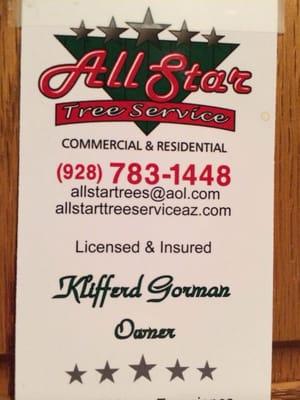 All Star Tree Service LLC