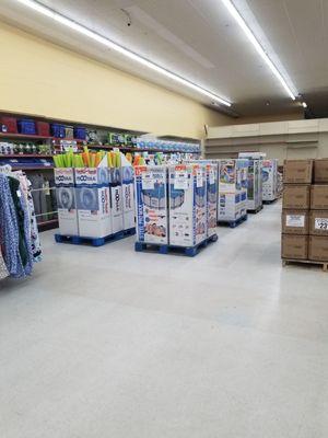 Pools and pool supplies are in stock.