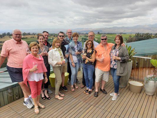 Up on the roof with ah-mazing views of Santa Maria Valley