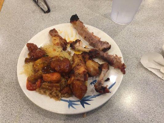 Only half way thru my 2nd plate