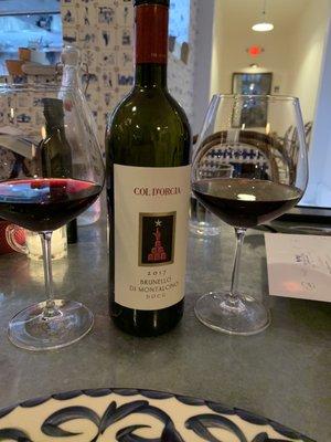 Delicious 2017 Brunello Di Montalcino!