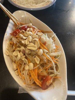 SD1. Papaya Salad ( Spicy level 3 )