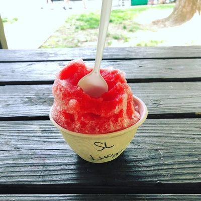 Strawberry Lemonade Snoball