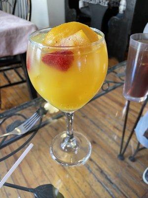 While sangria or is it a mimosa?