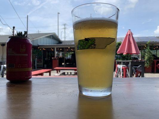 Great space with plenty of outdoor (shade and sun) seating and great beer selections