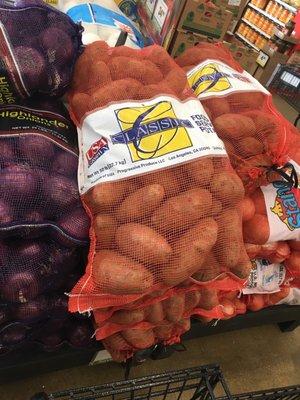 Giant bag of potatoes