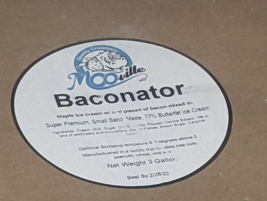 Baconator ice cream