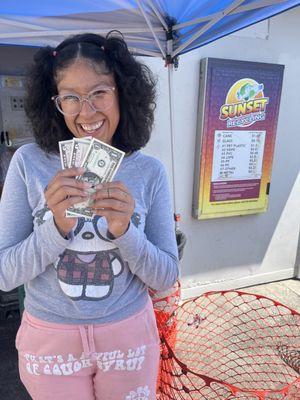 My Girlfriend flexing her Big Money