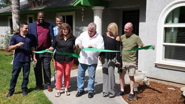 Ribbon Cutting with Staff!