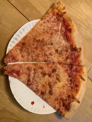 A few plain slices.