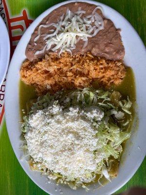 Enchiladas Verdes