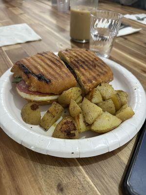 Build Your Own Panini & Breakfast Potatoes