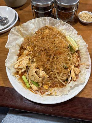 Pad Thai with glass noodles