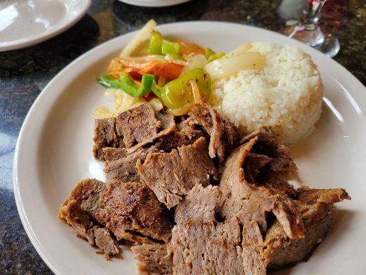 Gyro platter, nondairy for me.