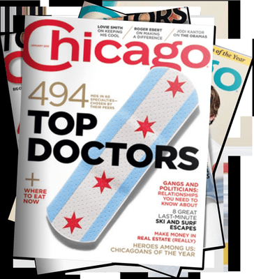 Dr Madda has been chosen as one of Chicago Magazine's "Top Doctors" for more than 14 consecutive years.