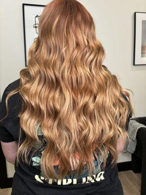 Tape in hair extensions