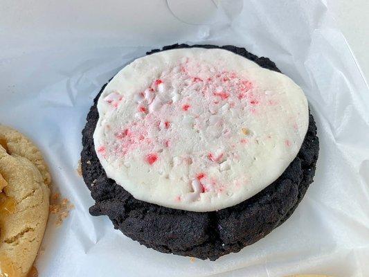 Peppermint Oreo cookie