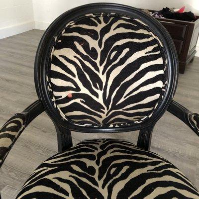 Stained Ethan Allen chair