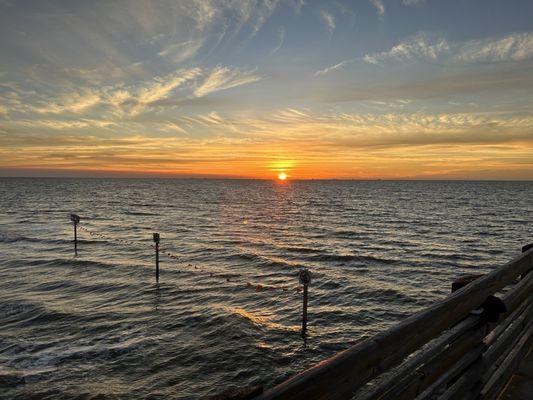 Sunrise from the pier