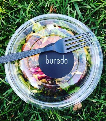 Buredo salad in the park