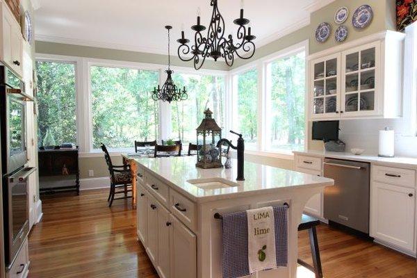 Traditional kitchen made modern