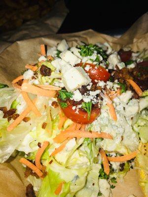 Chopped Wedge Salad. Excellent!!!!!