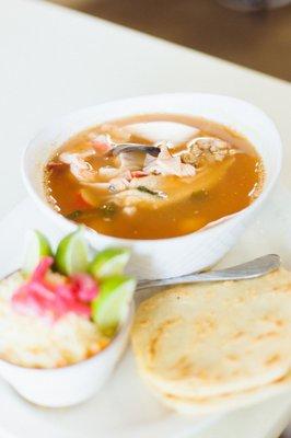 Sopa de pescado, my husband's favorite!