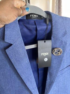 Never worn tags still on FENDI blazer!!