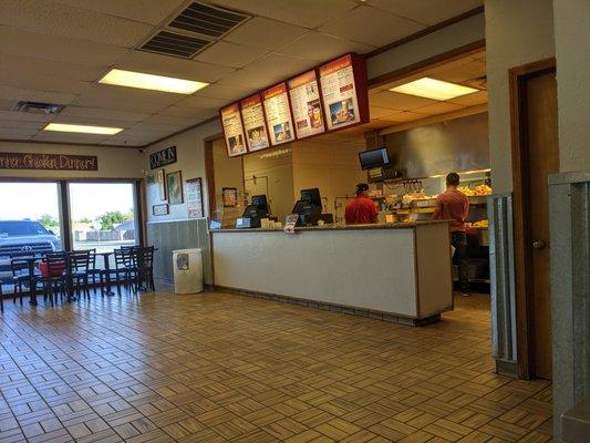 Counter at Chicken Express, Pampa