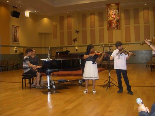 Playing a Duet @ Spring Recital 2012