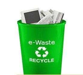 We provide bins for office recycling. We will pick up your ewaste as soon as you fill the bin.