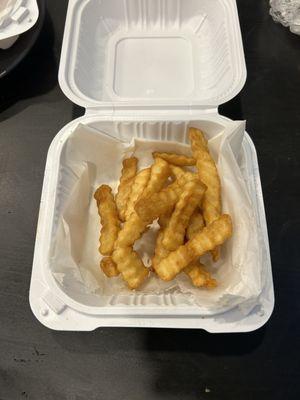 6 Dollar Order of fries.