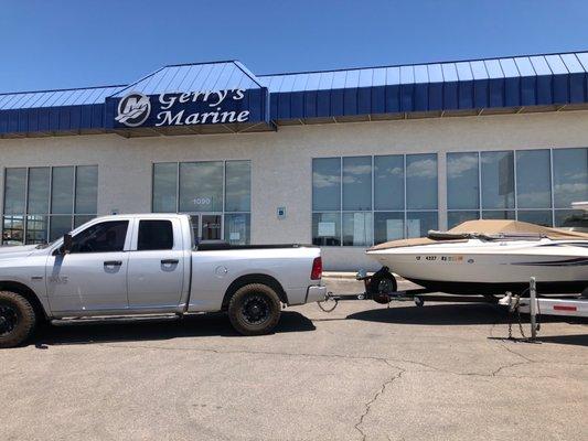 My 2009 SSV175 at Gerry's picking up parts