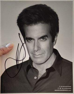 David's autographed photograph.