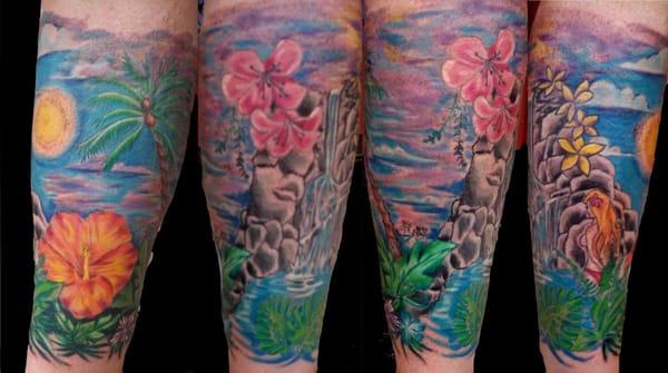 Hawaiian scene by Heather