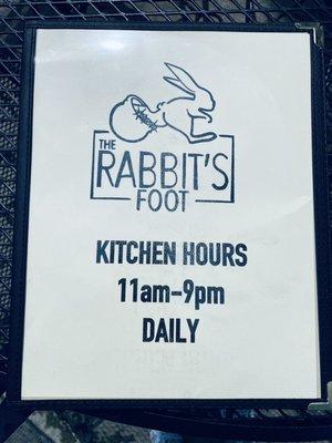 Kitchen hours 11am-9pm