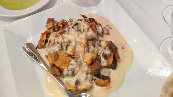 Lobster Bread Pudding