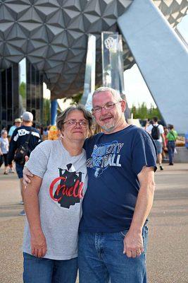 Me and my wife at Disney World