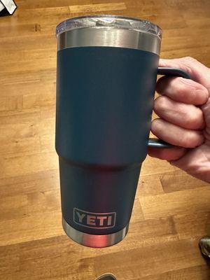 Score!! Only clearance, plus after an extra 25% Off I only paid $20 for a new Yeti! Hard to find, rare Agave color.