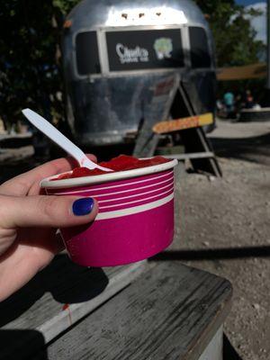 Tigers blood shaved ice