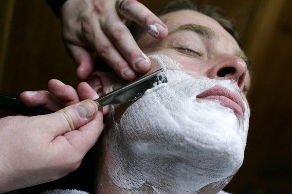 hot towel shaves available