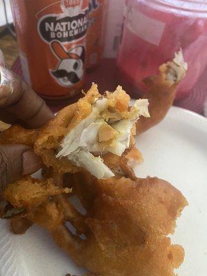 Hmmm fried crab