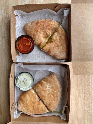 Calzones to go