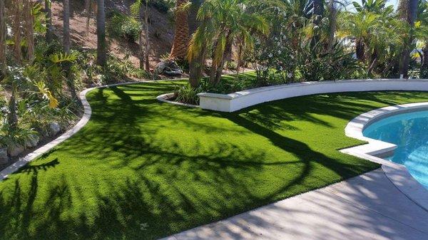 Backyard transformation using STS Spring 70. Drought tolerant landscape without looking like a desert!