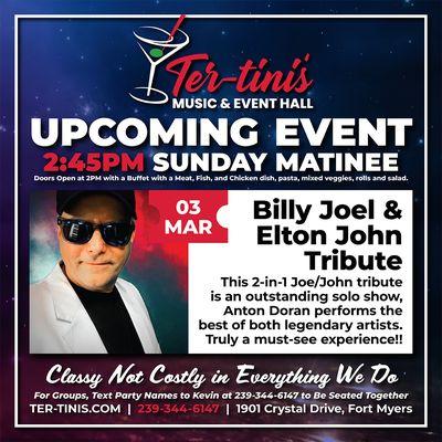 3/3: Billy Joel and Elton John Tribute