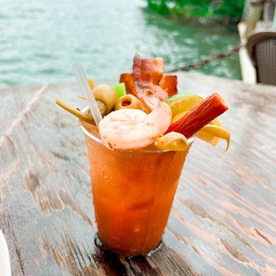 The Best Bloody Mary is here at Hungry Tarpon!