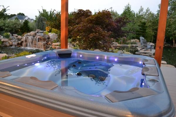 Bullfrog Spas installed by Long Island Hot Tub 1050 Broad Hollow Rd Farmingdale New York 11735 631 465-0175 www.longislandhottub.com