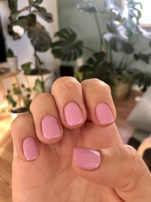 Squoval natural nails!