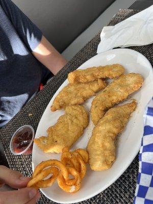 My son loves her spicy chicken tenders.